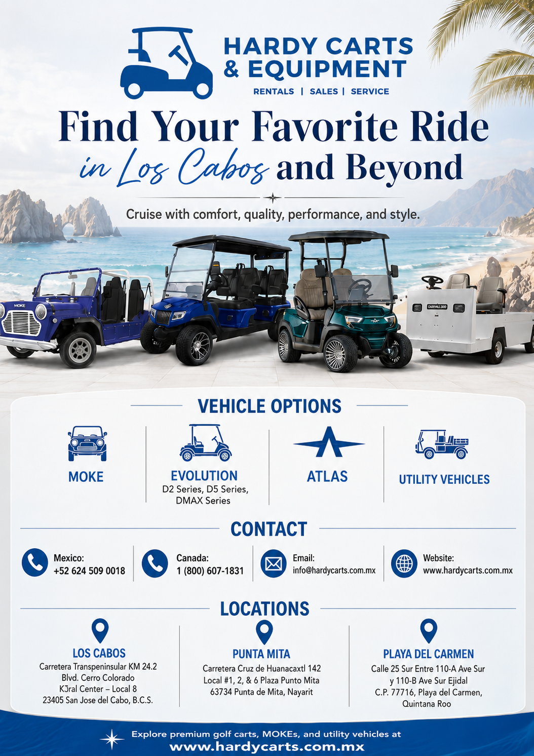 How to Choose the Right Golf Cart in Mexico: A Premium Guide for Coastal Living
