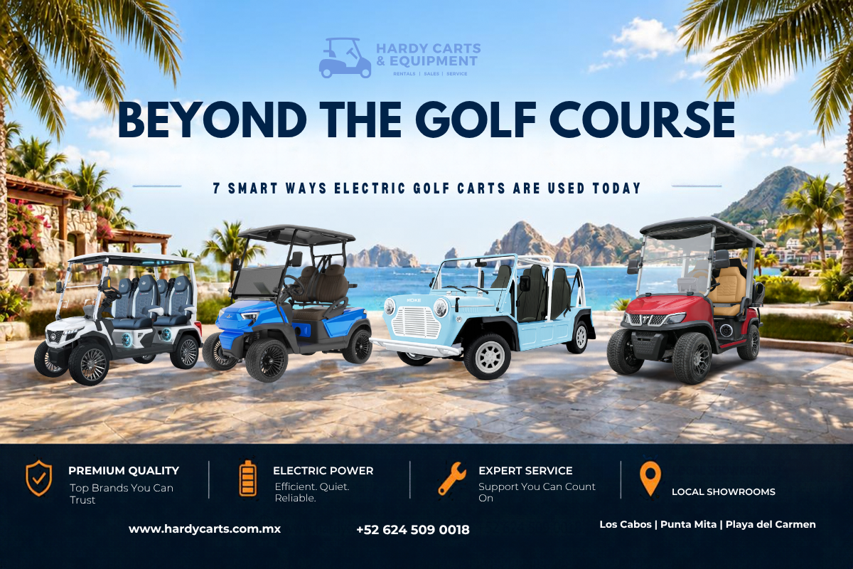 7 Smart Ways Electric Golf Carts Are Used Beyond the Golf Course