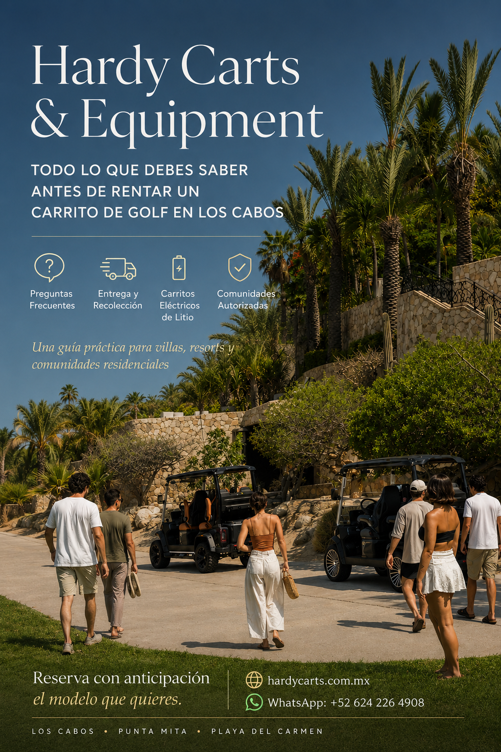 Hardy Carts & Equipment | Renta de Carritos de Golf Los Cabos