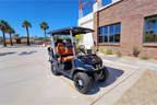 2025 TARA Roadster 2+2 (Black with Brown Seats) - DEMO UNIT - Like New! - Hardy Carts & Equipment