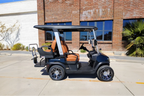 2025 TARA Roadster 2+2 (Black with Brown Seats) - DEMO UNIT - Like New! - Hardy Carts & Equipment