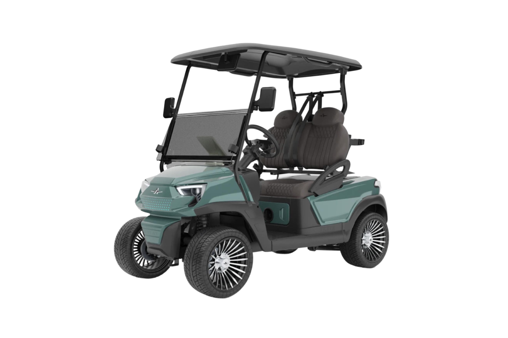 Atlas 2 Passenger Titanium Green with Charcoal Seat -  Hardy Carts & Equipment