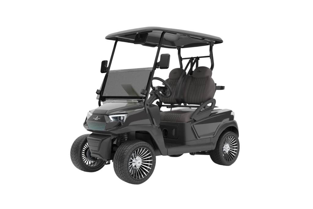 Atlas 2 Passenger Gray with Charcoal Seat -  Hardy Carts & Equipment