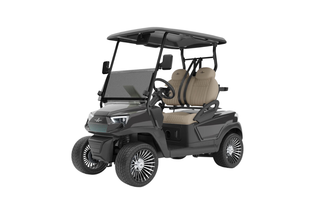 Atlas 2 Passenger Gray with Pebble Seat -  Hardy Carts & Equipment