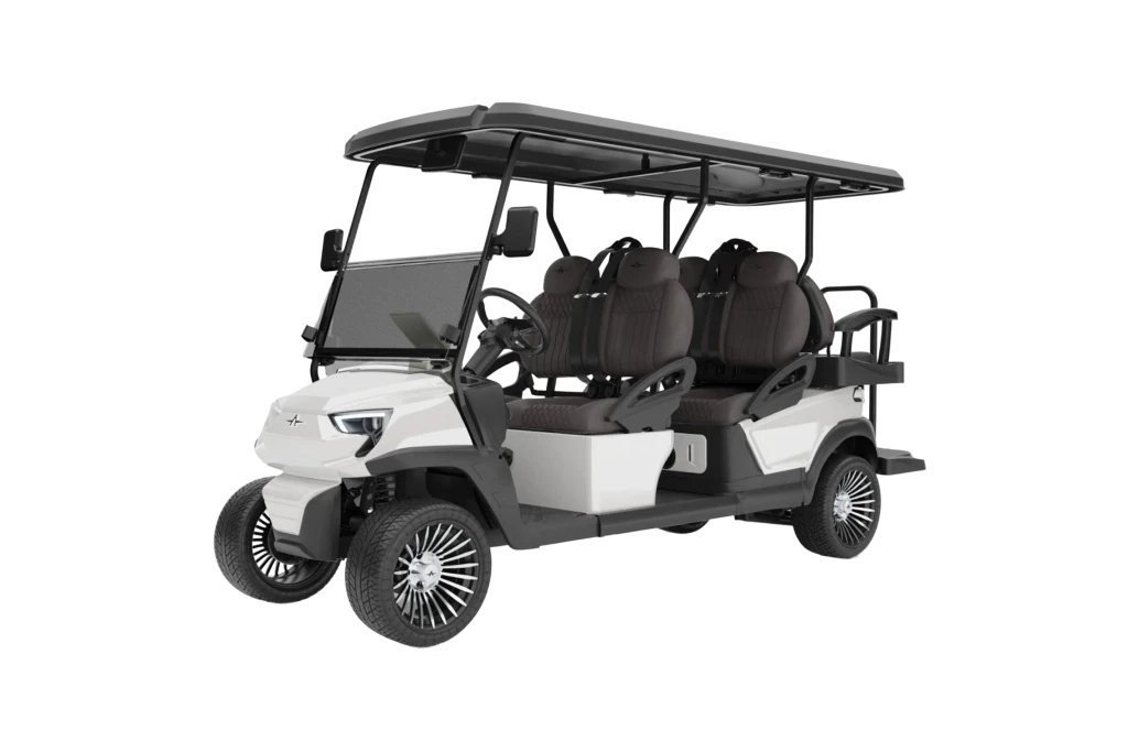 Atlas 6 Passenger with Charcoal Seat -  Hardy Carts & Equipment