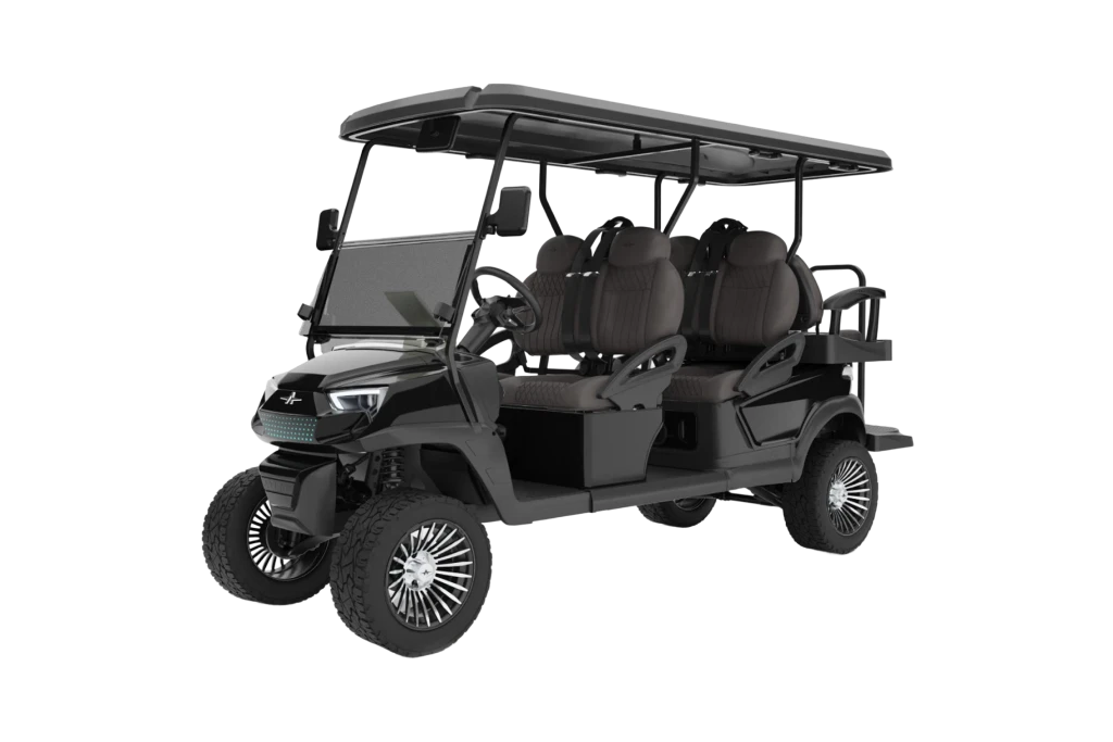 Atlas 6 Passenger Gray with Charcoal Seat -  Hardy Carts & Equipment