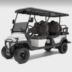 Atlas 6 passenger Lifted – Pearl White (Charcoal, Glossy Black) – IN STOCK