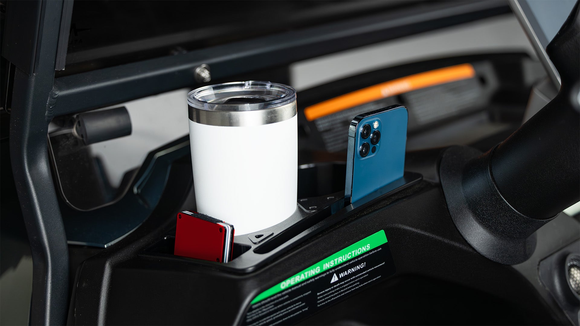 Atlas 6 passenger (lifted) – Pearl White (Charcoal, Machined) - Hardy Carts & Equipment