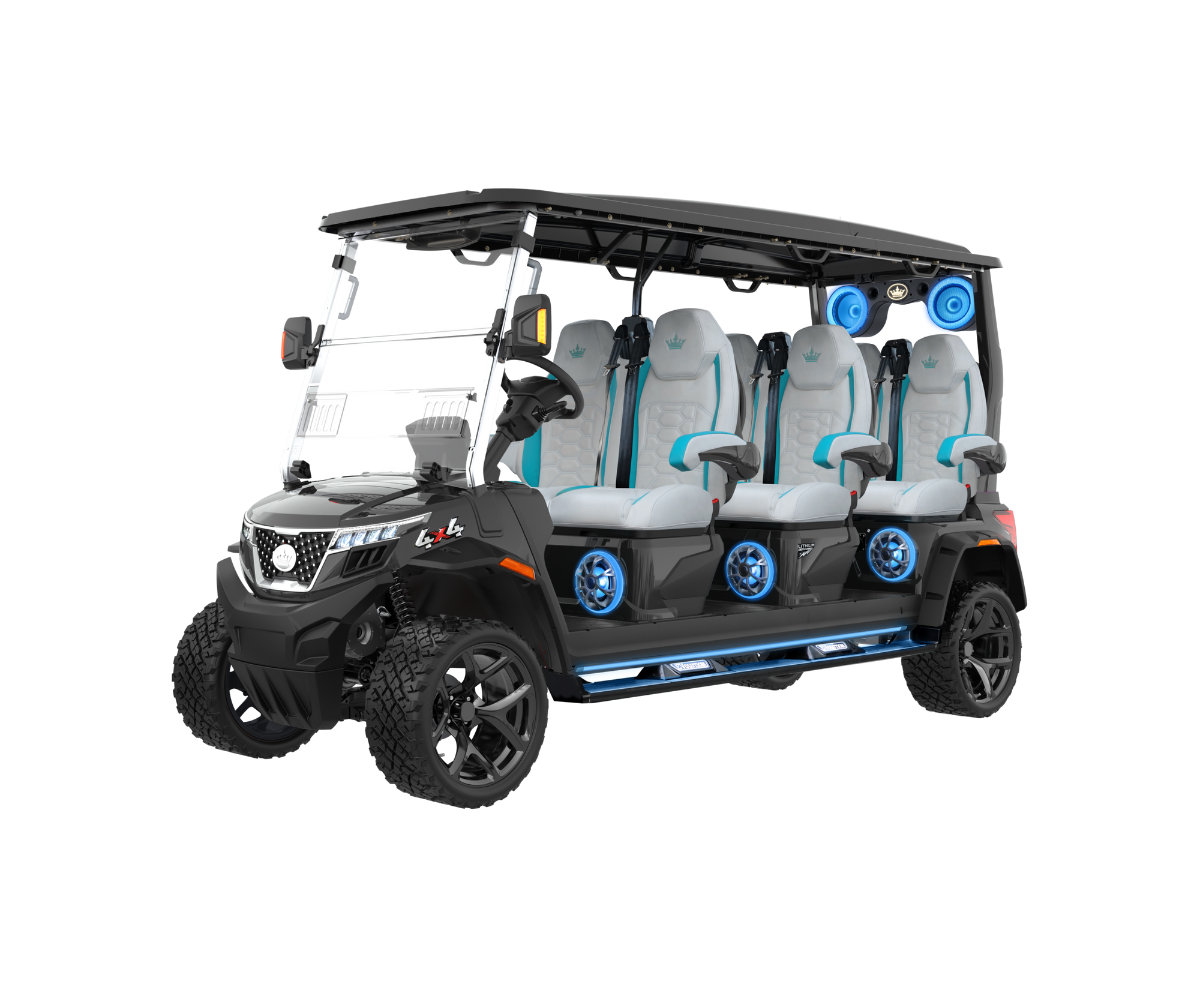 D-MAX XT6 - Black Sapphire ( Dream White Seats) - Hardy Carts & Equipment