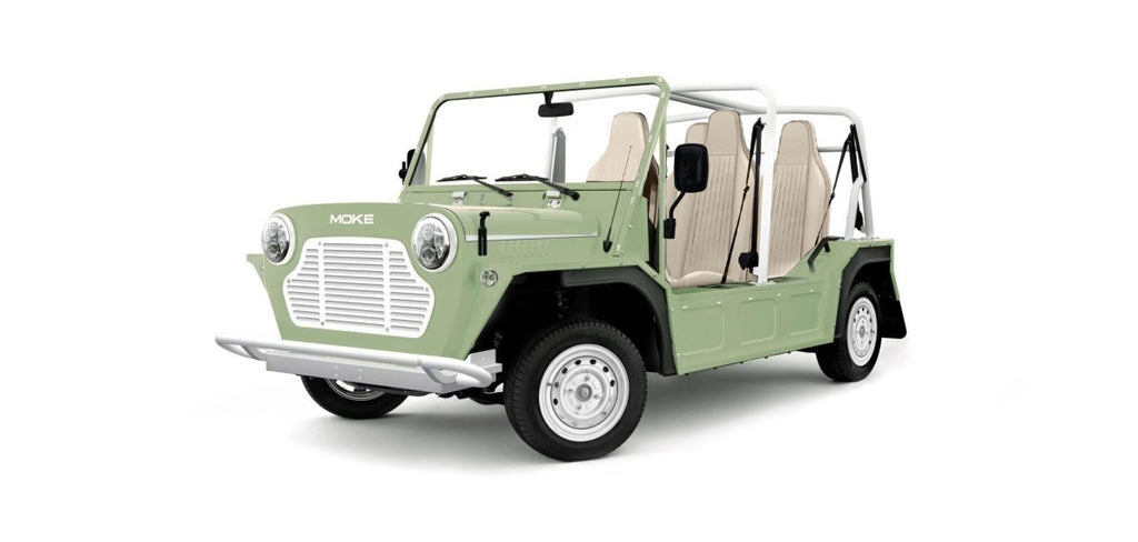 Moke Eucalyptus Green with  Premium Cream- Hardy Carts & Equipment