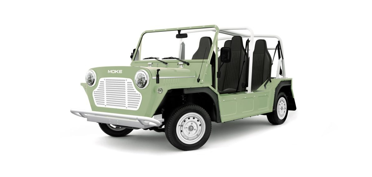 Moke Eucalyptus Green with Black - Hardy Carts & Equipment