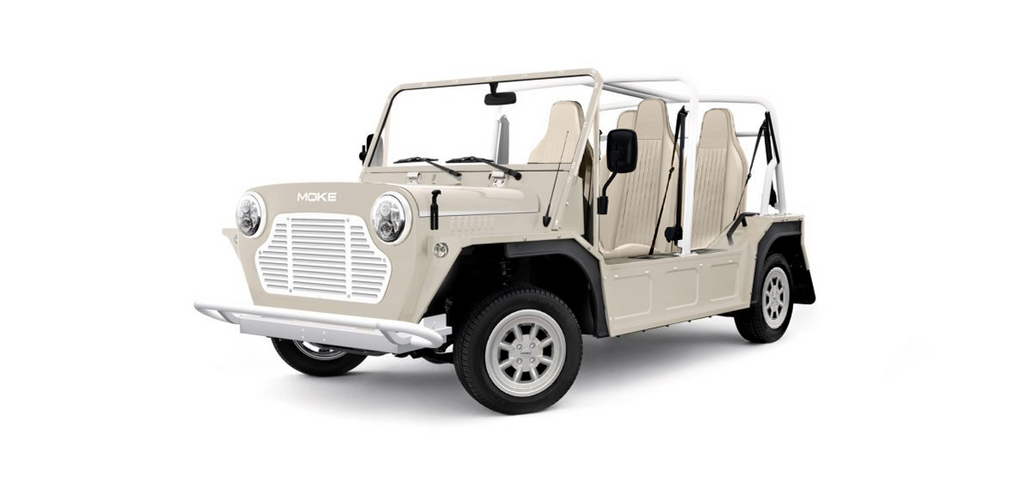 Moke Shell White with Cream & Aluminium Rim- Hardy Carts & Equipment
