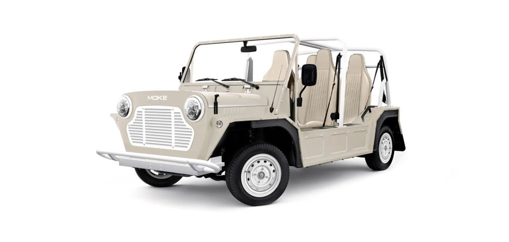 Moke Shell White with  Premiium Cream- Hardy Carts & Equipment