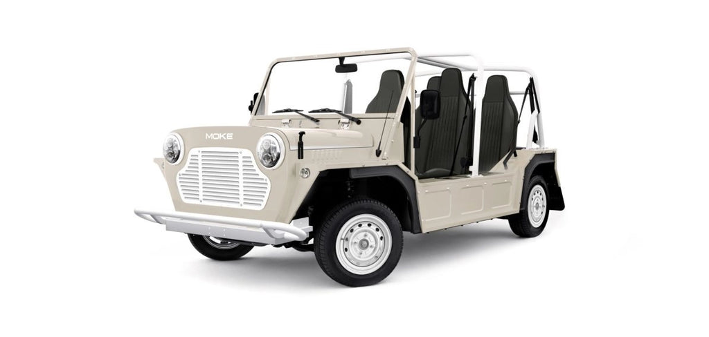 Moke Shell White with  Black- Hardy Carts & Equipment