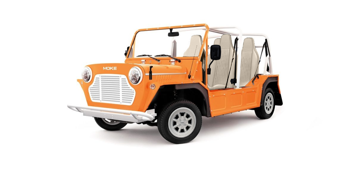 Moke Sunset Orange with Cream & Aluminium Rim- Hardy Carts & Equipment