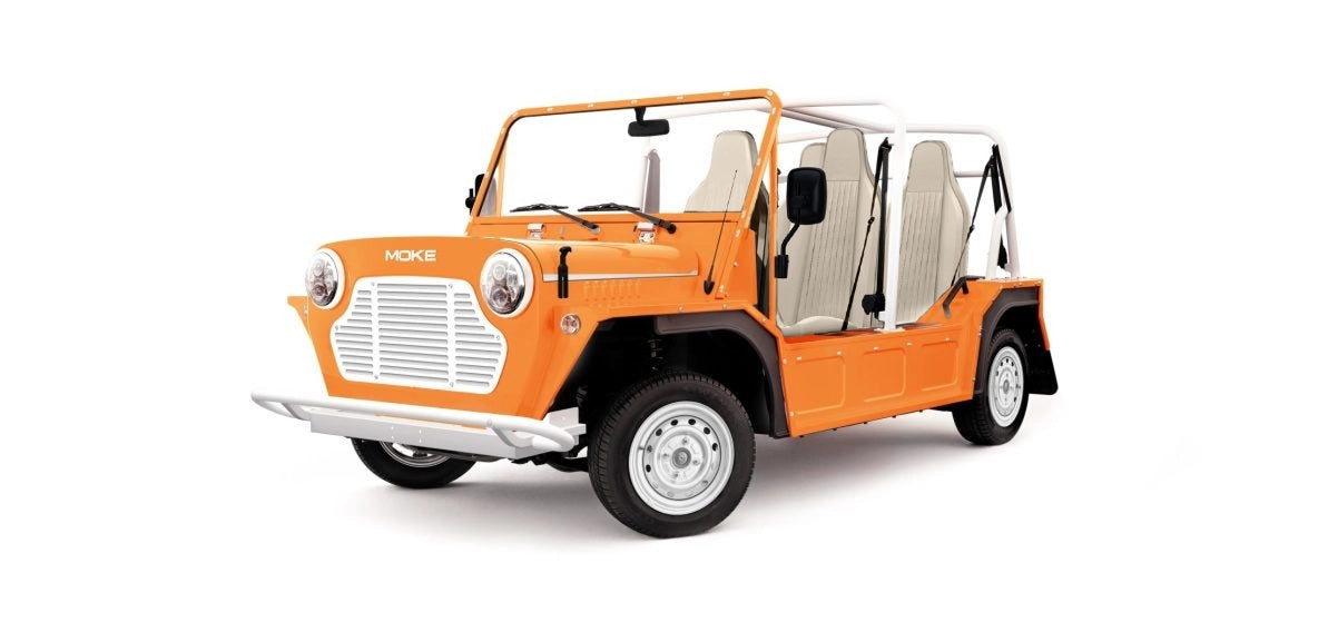 Moke Sunset Orange with Preimium Cream - Hardy Carts & Equipment