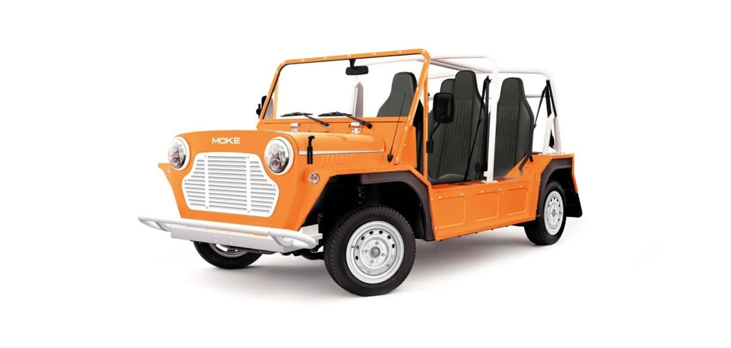 Moke Sunset Orange with Black - Hardy Carts & Equipment