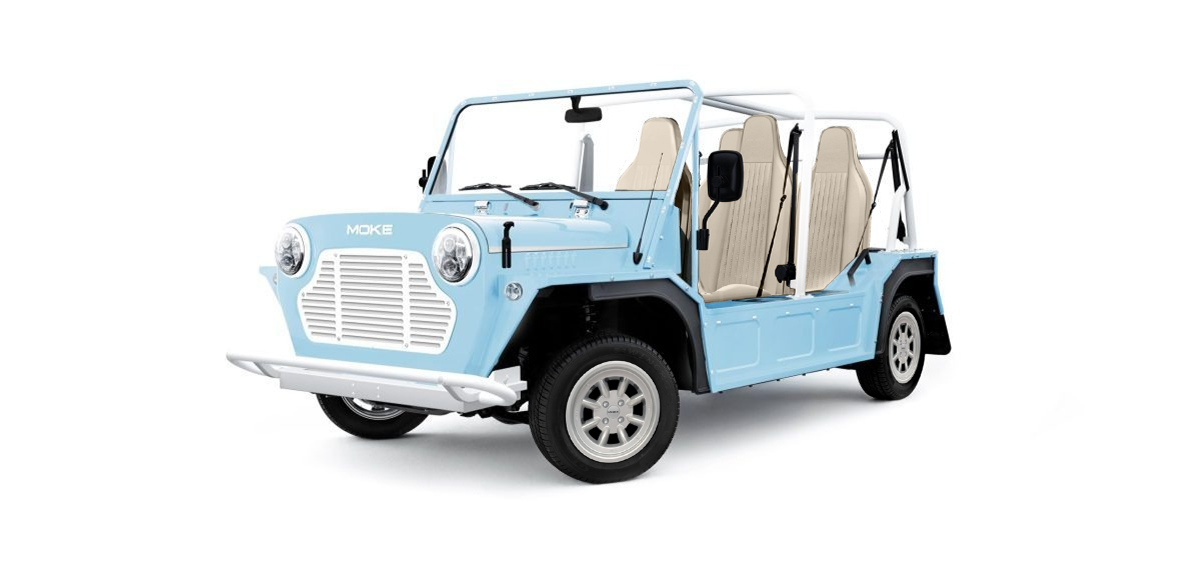 Moke Wave Blue with Cream & Aluminium Rim- Hardy Carts & Equipment