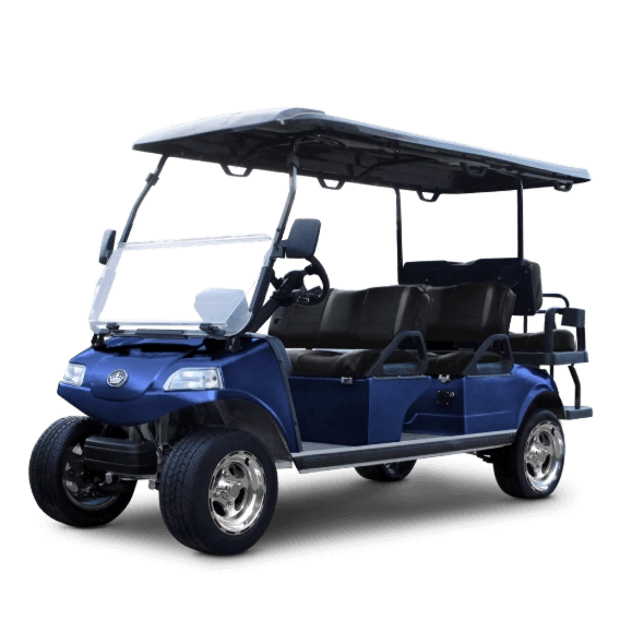 Carrier 6 Portimao Blue with Black - Hardy Carts & Equipment