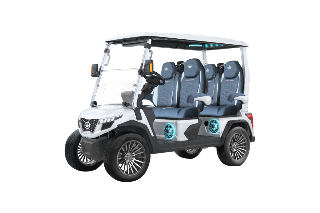 D-MAX GT4 - Mineral White - Ocean Wave Blue Seats - Arriving Soon (85-PDC) - Hardy Carts & Equipment