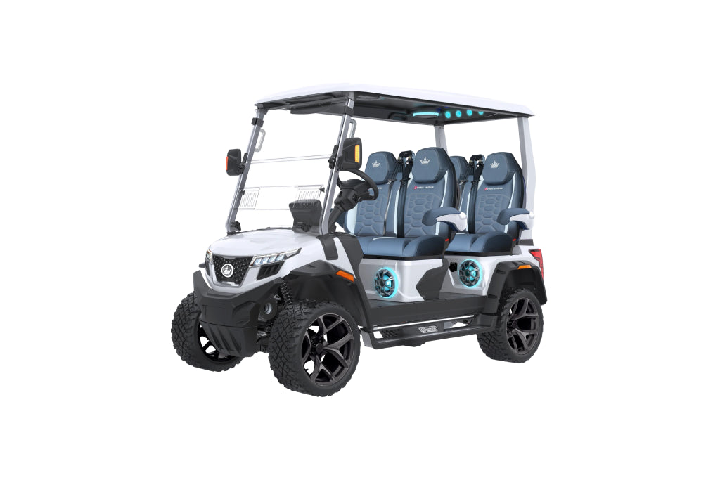 D-MAX XT4 -Mineral White - Ocean Wave Blue Seats - Arriving Soon (79, 80-LC) - Hardy Carts & Equipment