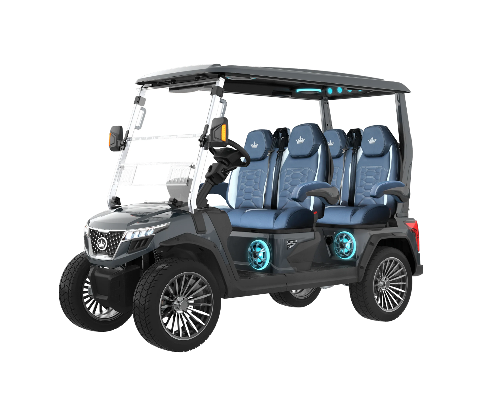D-MAX GT4 -Artic Grey- (Ocean Wave Blue) - Hardy carts & Equipment