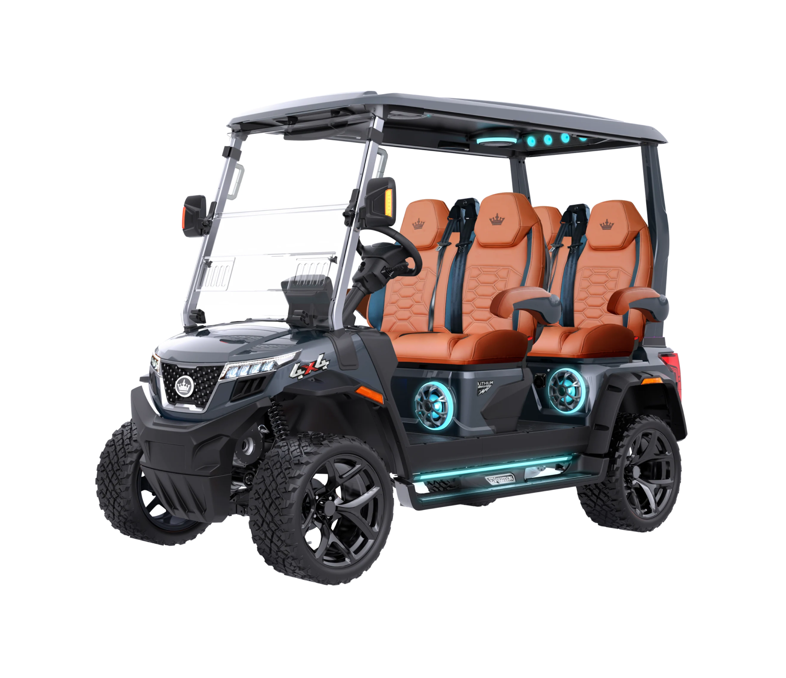 D-MAX XT4 –Artic Grey (Midnight Cocoa Seats)- Hardy Carts & Equipment