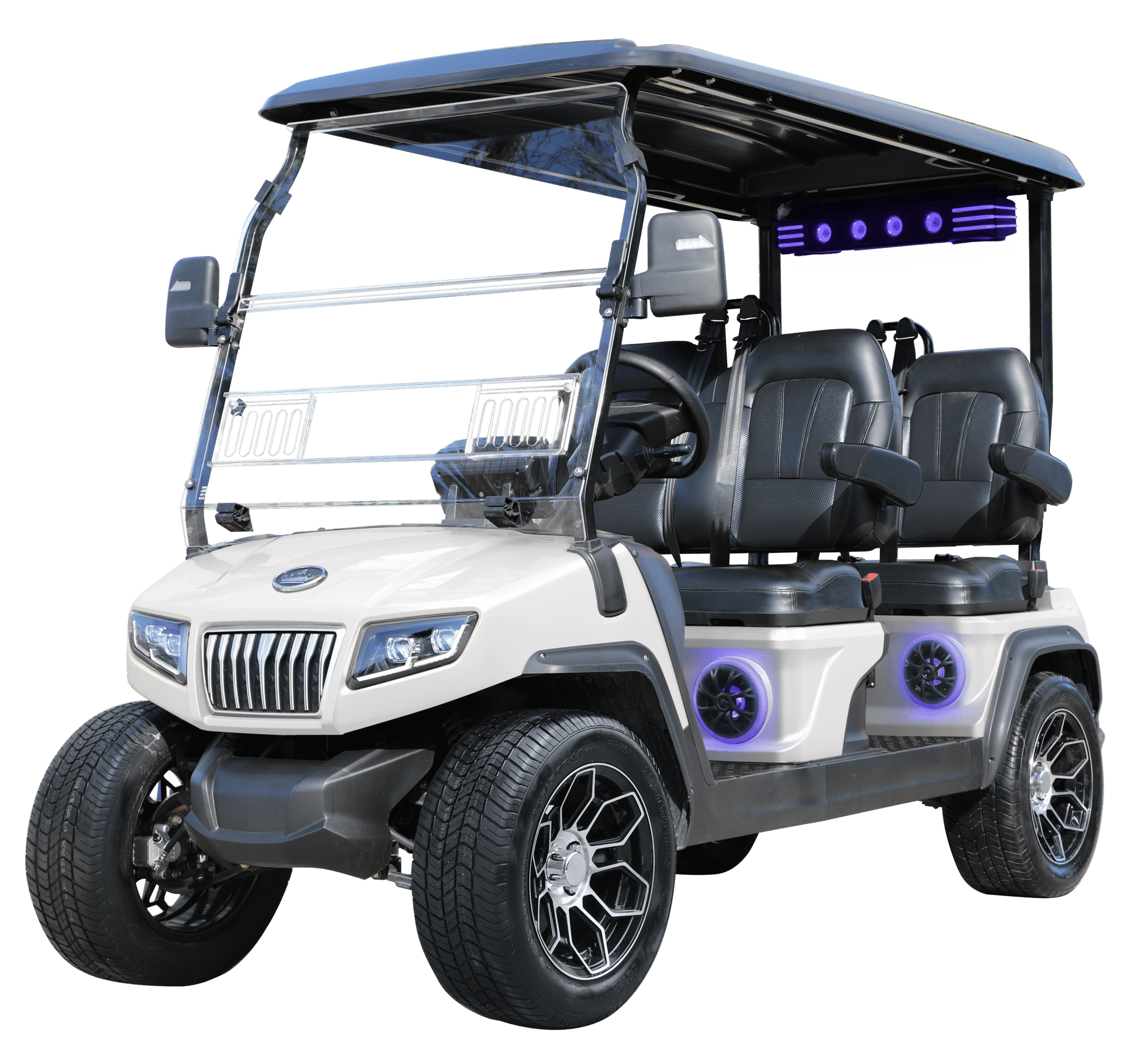 D5 Ranger 4 Plus - Mineral White (Black Seats)- Hardy Carts & Equipment