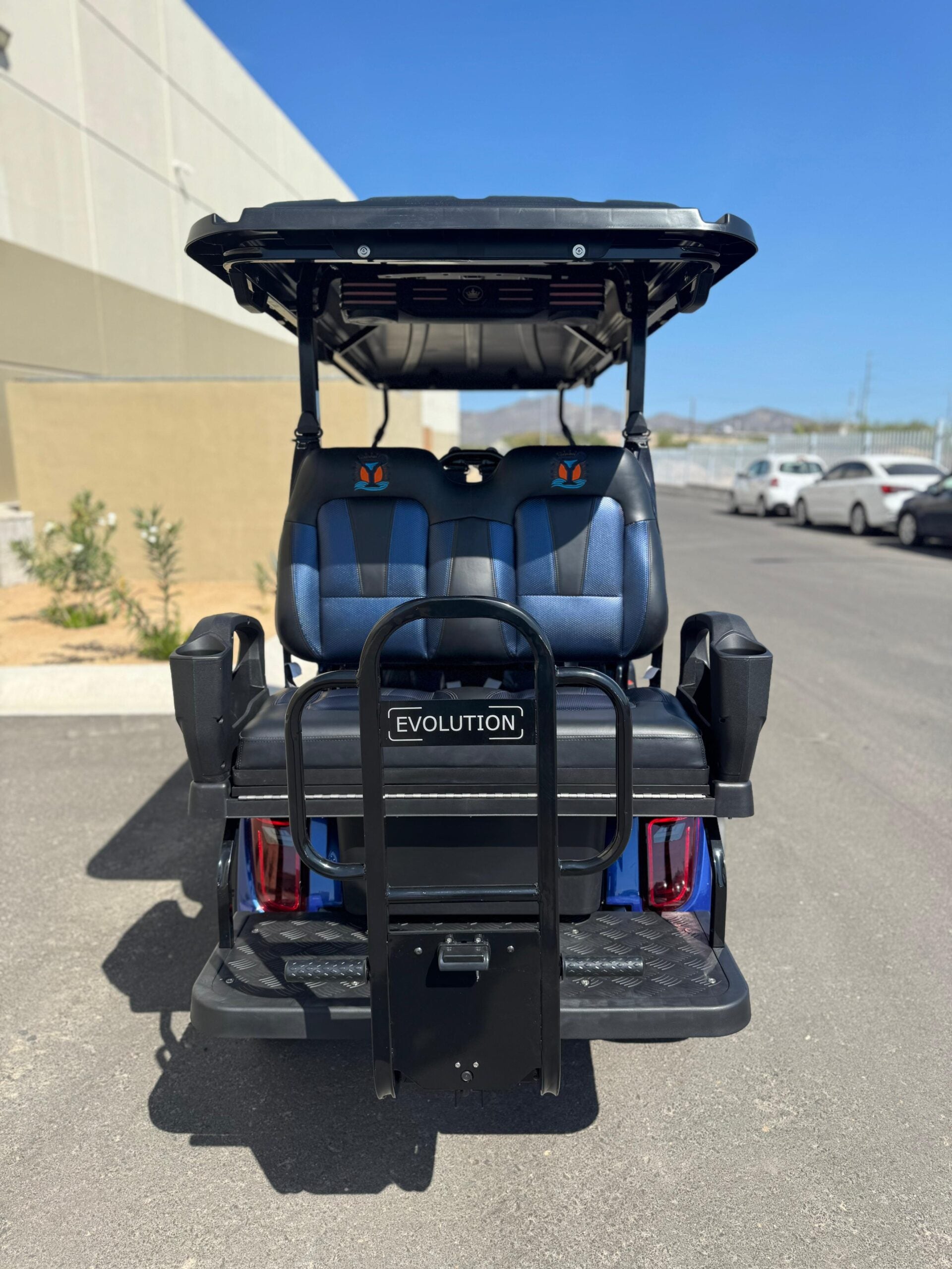 D5 Ranger 4+2 Plus Black And Blue Seats- Hardy Carts & Equipment