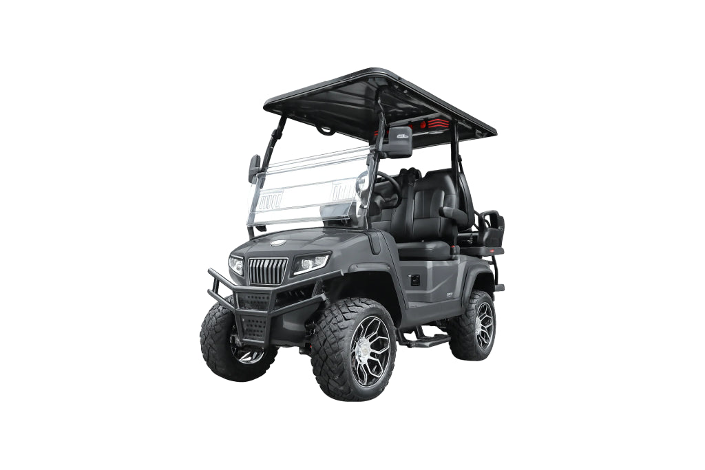 D5 Maverick 2+2 Plus- Cool Grey 9C - Black Seats - Arriving Soon (79-PM) - Hardy carts & Equipment