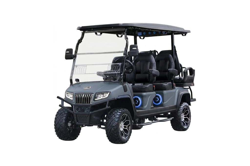 D5 Maverick 4+2 Plus - Pantone Cool Grey 9c - Black Seats - Arriving Soon (82 -LC) -  Hardy Carts & Equipment