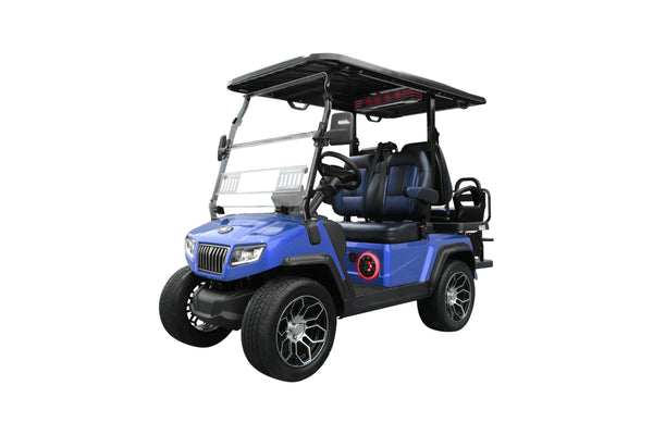 D5 Ranger 2+2 Plus - Portimao Blue - Black & Blue Seats - Arriving Soon (LC-87) - Hardy carts & Equipment