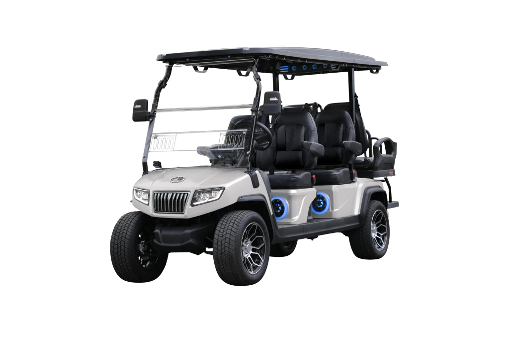 D5 Ranger 4+2 Plus - Silver - Black Seats - Arriving Soon (LC 83) - Hardy Carts & Equipment