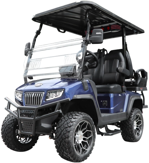 D5 Maverick 2 + 2 Passenger Portimao Blue with Black- Hardy Carts & Equipment