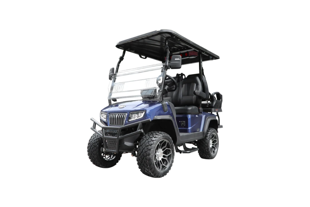 D5 Maverick 2+2 Portimao Blue with Black - Hardy Carts & Equipment