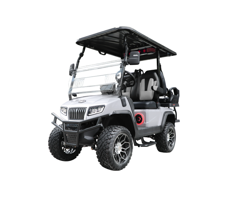 D5 Maverick 2+2 Plus – Mineral White with Black & White - Hardy Carts & Equipment