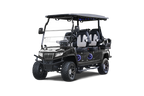 D5 Maverick 4+2 Black Sapphire with Black and White Seats- Hardy Carts & Equipment