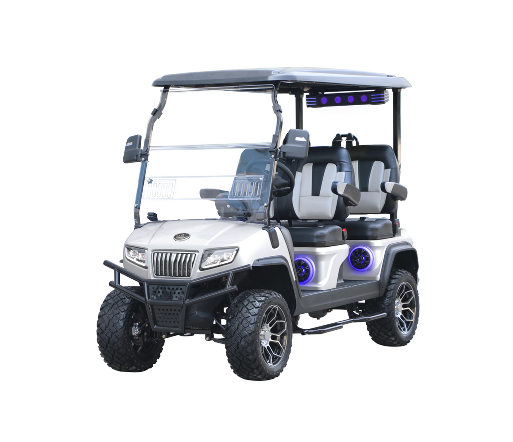 D5 Maverick 4 Plus - Mineral White (Black and White Seats) - Hardy Carts & Equipment
