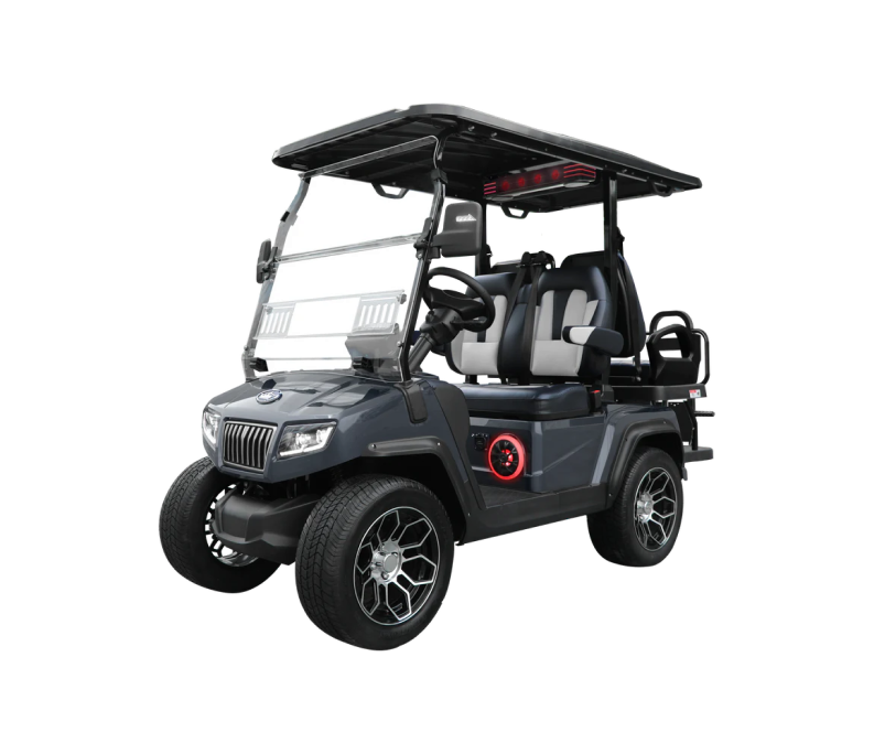 D5 Ranger 2+2 plus Arctic Gray with Black and White - Hardy Carts & Equipment