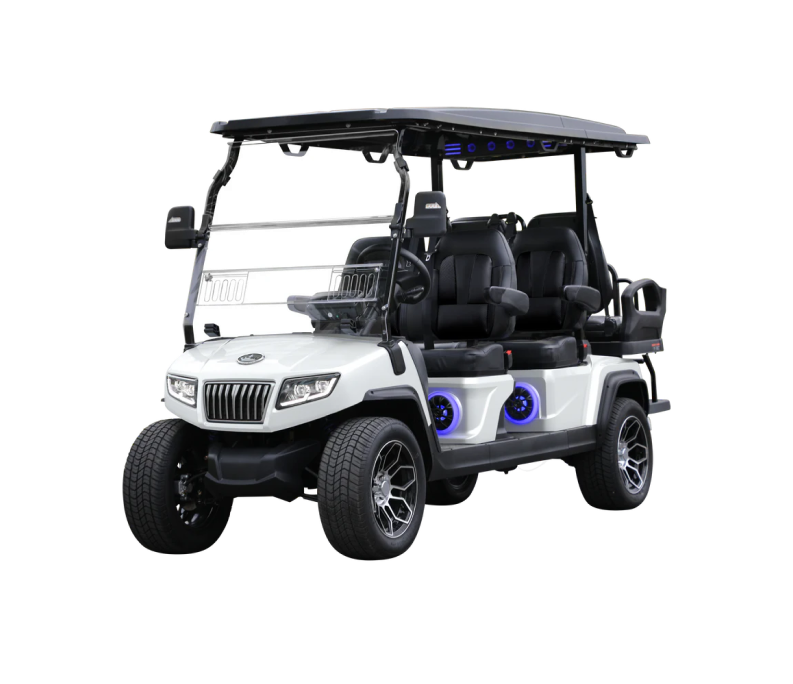 D5 Ranger 4+2 Plus- Mineral White with Black Seats- Hardy Carts & Equipment