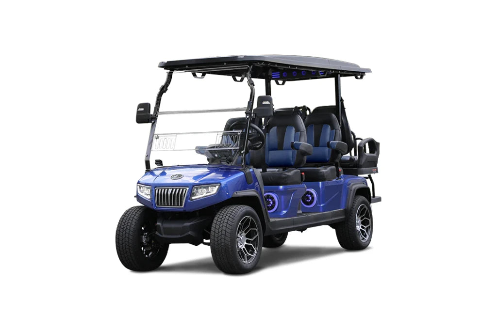D5 Ranger 4+2 Plus - Portimão Blue - Black & Blue Seats - Ariving Soon - (LC 83) - Hardy Carts & Equipment