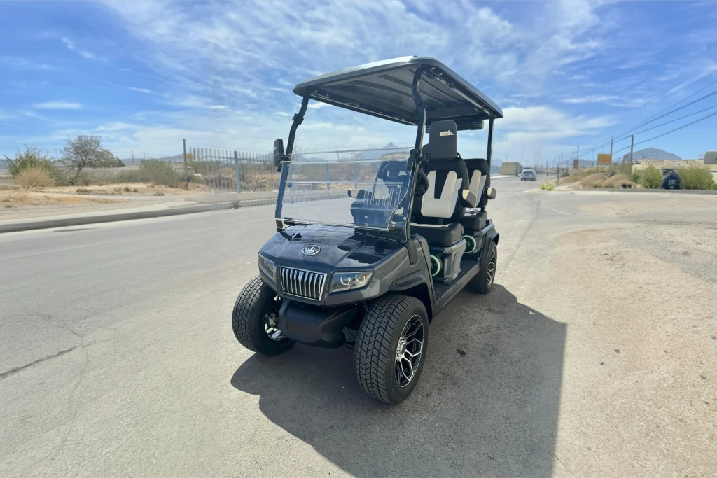 D5 Ranger 4 Plus - Arctic Grey - Black & White Seats - Arriving soon (LC- 87) - Hardy Carts & Equipment