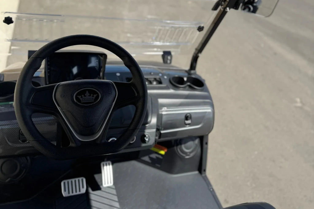 D5 Ranger 4 Plus - Arctic Grey - Black & White Seats - Arriving soon (LC- 87) - Hardy Carts & Equipment