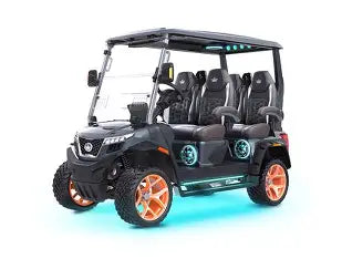 D-MAX XT4 – Mediterrean Blue (Midnight Cocoa Seats)-Hardy Carts & Equipment