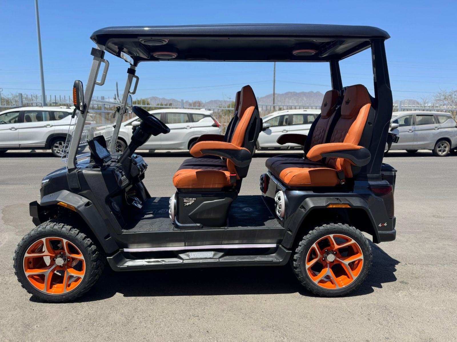 D MAX XT4 Arctic Grey Side Exterior View - Hardy Carts & Equipment