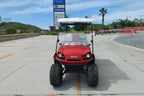 EZGo Express L6 - Red with Beige Seats - Used - In Stock ✔︎