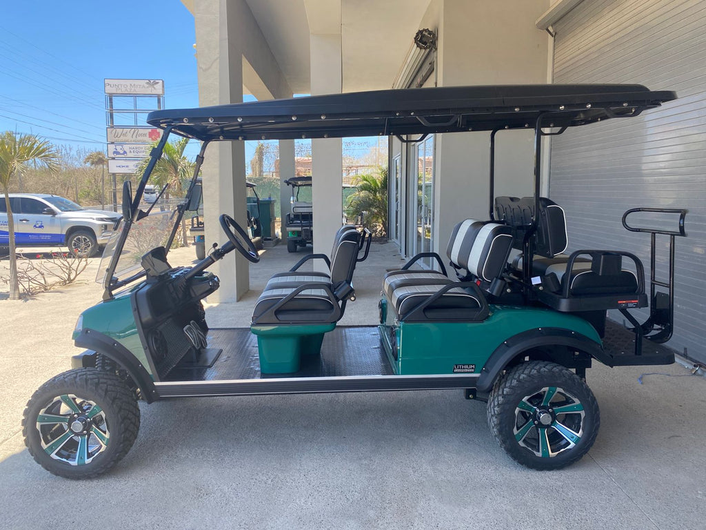 Forester 6 Plus - Pantone 3305c (Black and Light Grey Seats) - Hardy Carts & Equipment