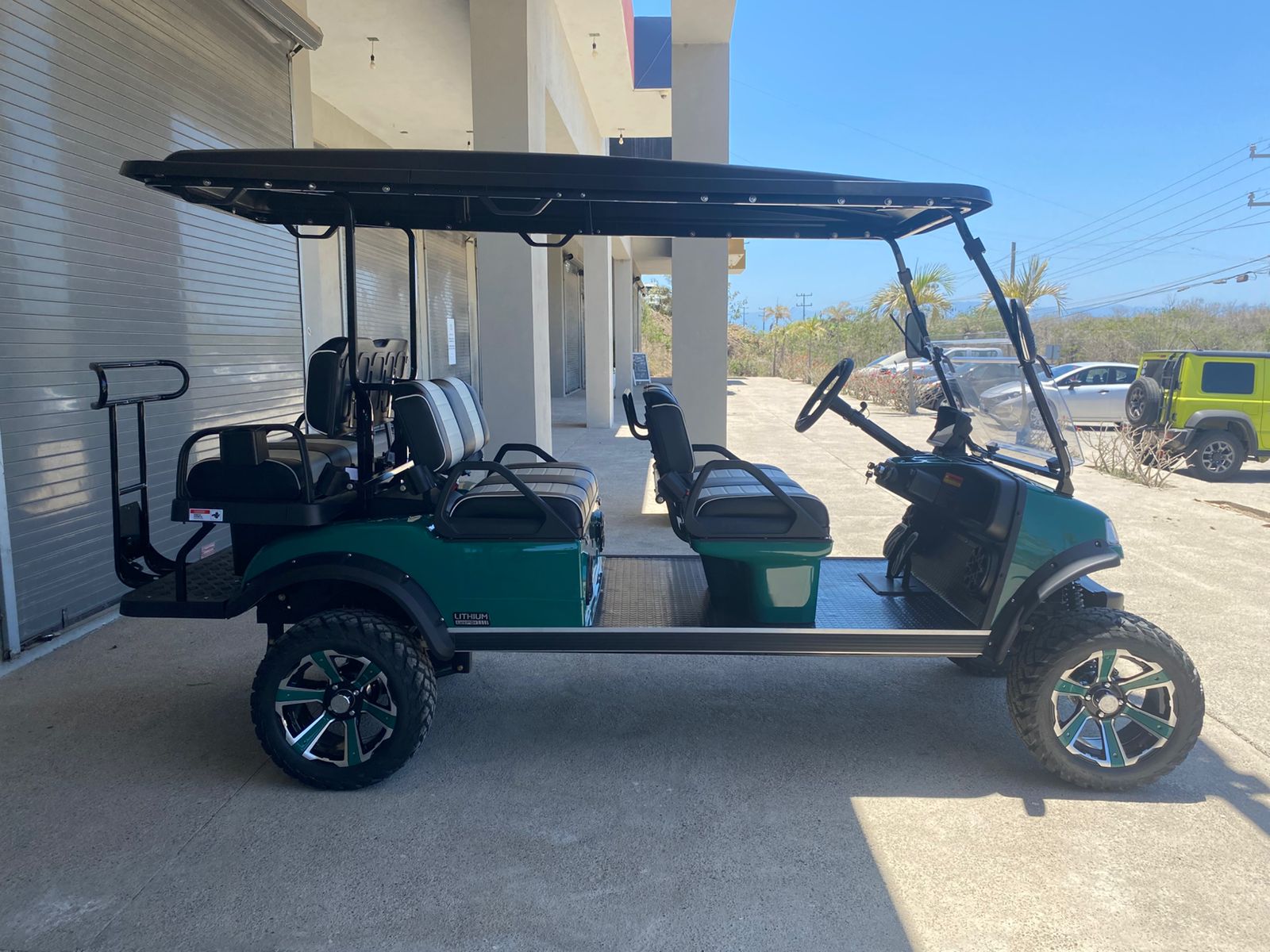 Forester 6 Plus - Pantone 3305c with Black and Light Grey Seats- Hardy Carts & Equipment