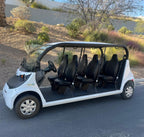 GEM E6 Polaris -White with Black Seats - Hardy Carts & Equipment