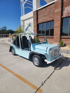 Electric MOKE - Wave Blue - Black Seats (street-legal 50MPH)